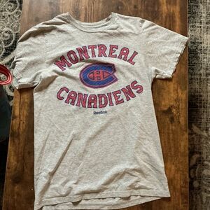 Reebok Gray Crew Neck T-Shirt